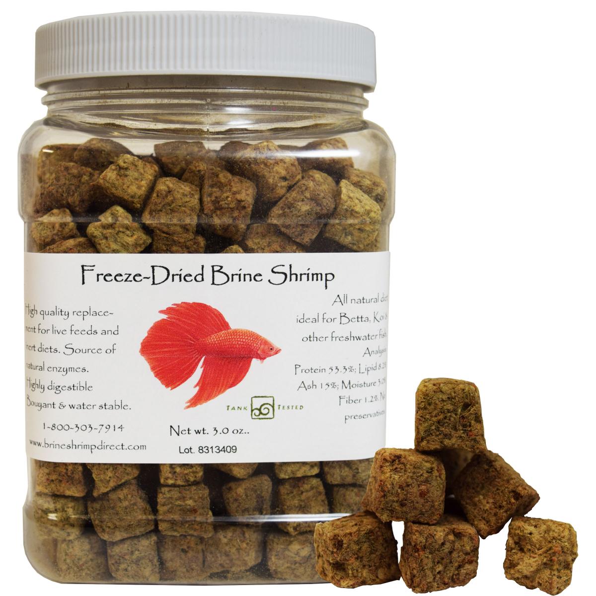Freeze Dried Brine Shrimp 3 oz